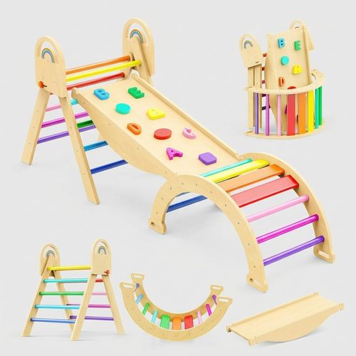 Rainbow 9-in-1 Pikler Triangle